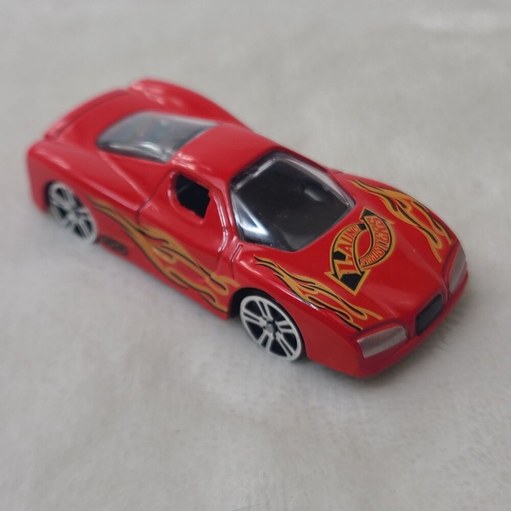 Suntoys Express Wheels Launch Speedsters Top Racer Red Flame Die-Cast Car 1:64 - Picture 8 of 8